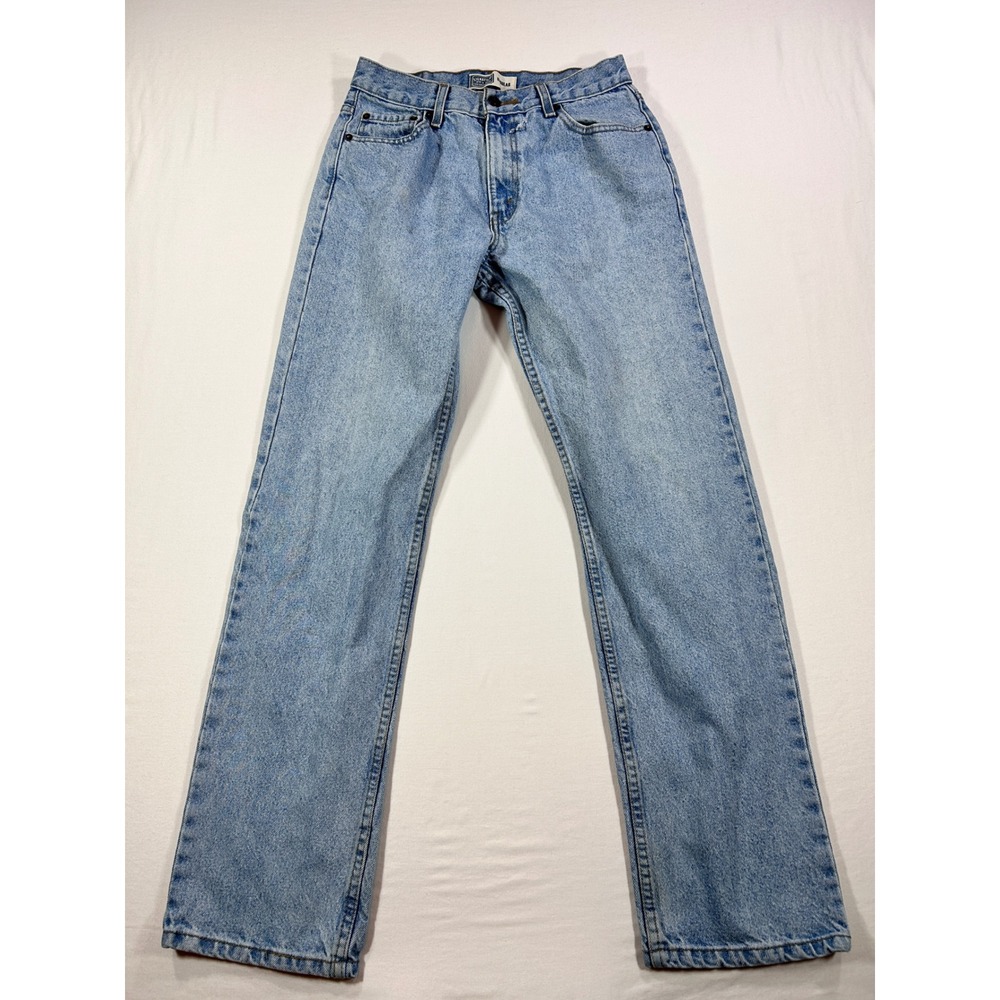 Signature by Levi Strauss & Co Mens Regular Fit Jeans Light Wash Blue 30x32